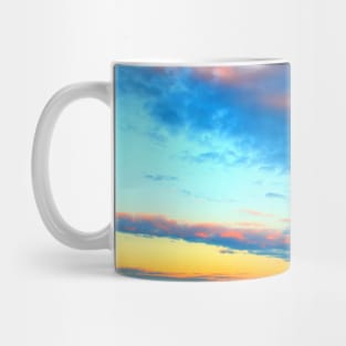 Dramatic sky over the sea with rocks Mug